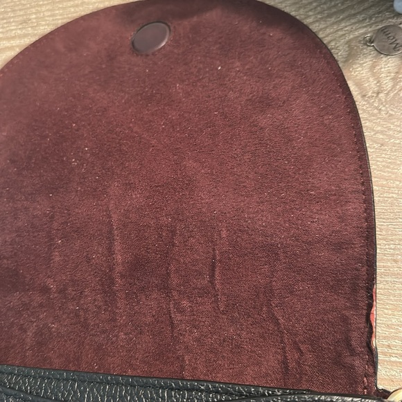 Coach “Ellen”Black Leather Crossbody Bag with Gold Accents - Picture 7 of 13